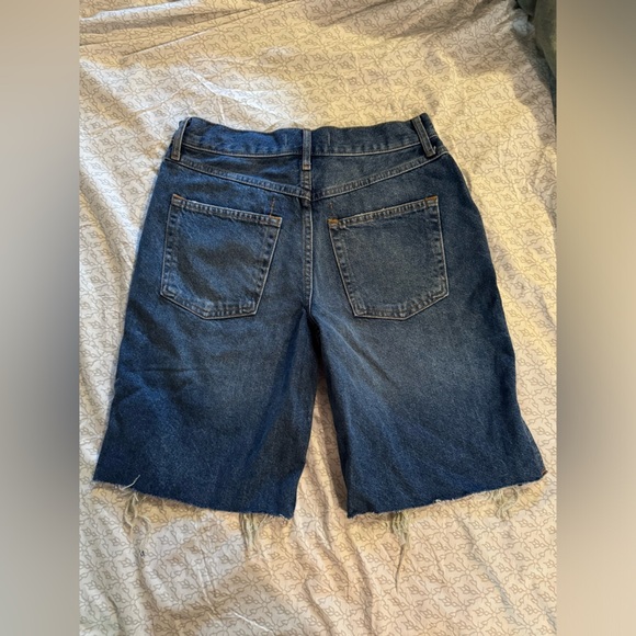 We The Free Big Sur Coast Boyfriend Shorts Denim Destroyed size 25 Free People - Picture 9 of 9